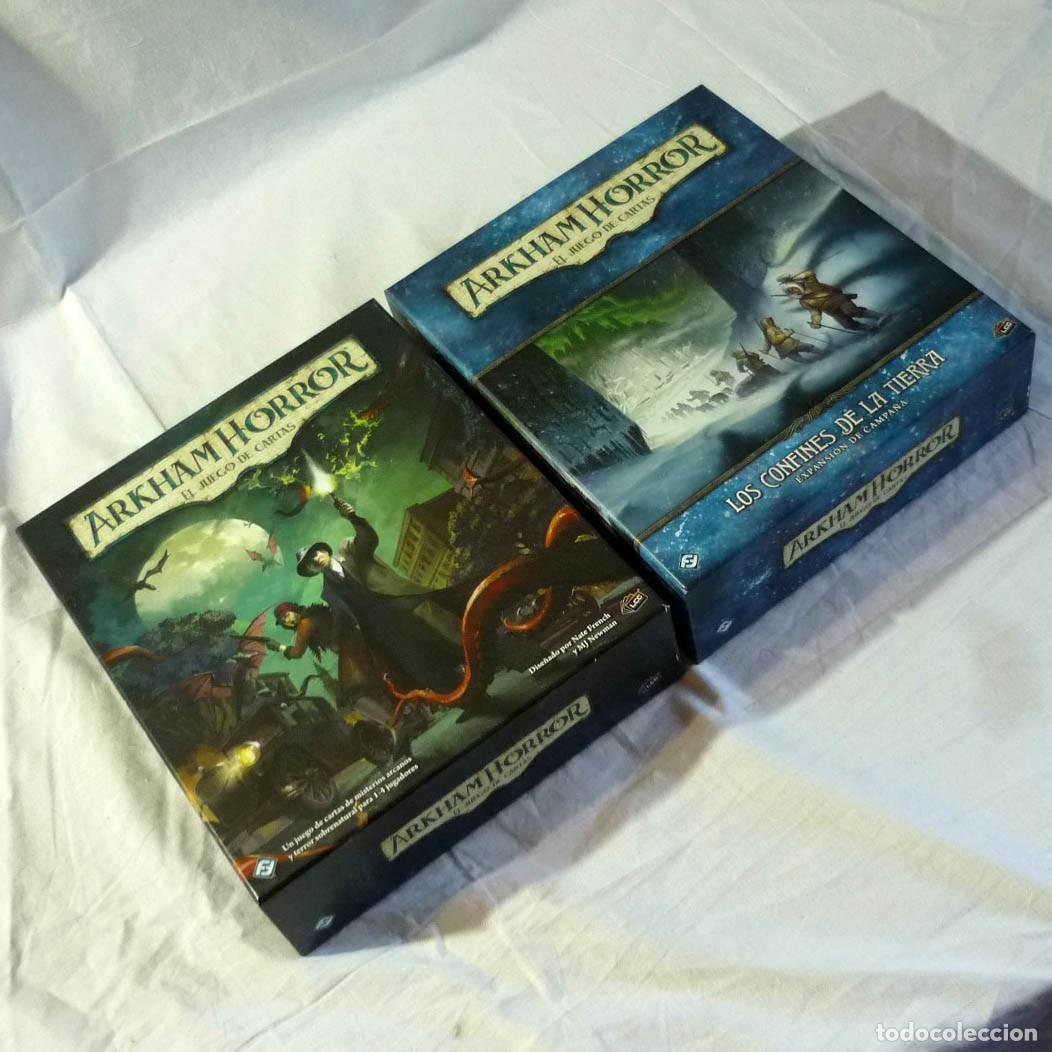 Juegos antiguos: Arkham Horror El juego de cartas 2 cajas - Foto 1
