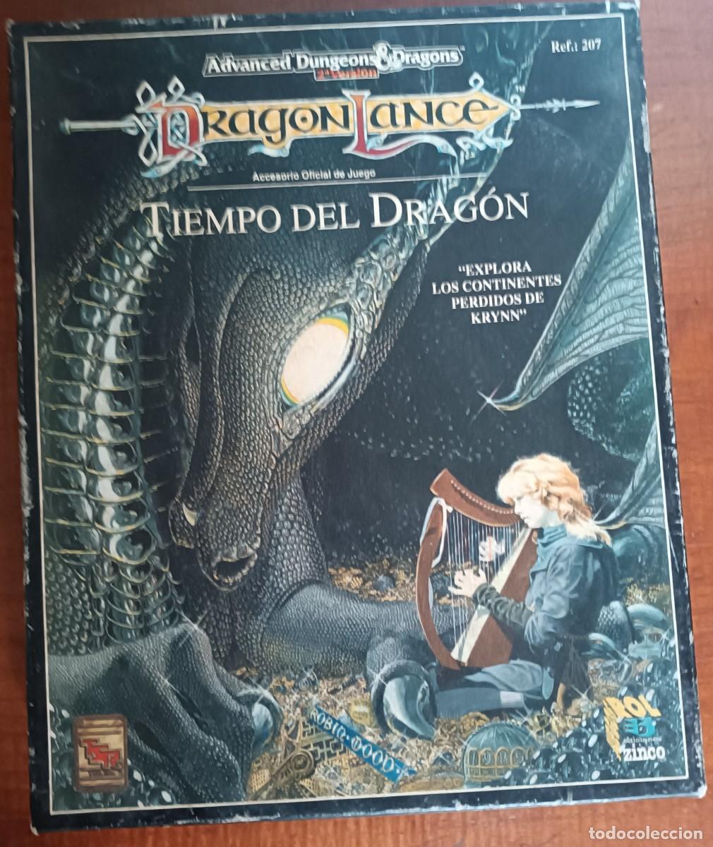 Juegos antiguos: ADVANCED DUNGEONS & DRAGONS -- DRAGON LANCE -- TIEMPO DEL DRAG&Oacute;N -- 2&ordf; VERSI&Oacute;N - Foto 1