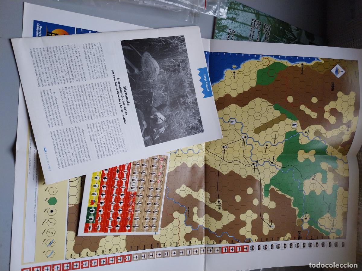 Juegos antiguos: wargame derrota en birmania. alea 20 - Foto 3