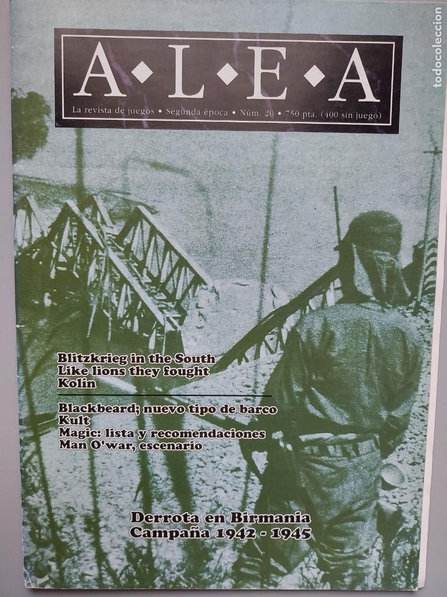 Juegos antiguos: wargame derrota en birmania. alea 20 - Foto 1