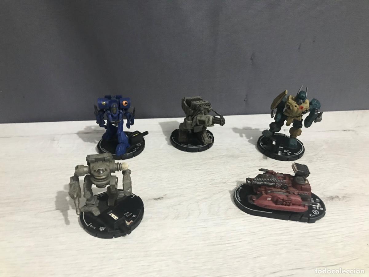 Juegos antiguos: Lote de 5 figuras mechwarrior - Foto 1