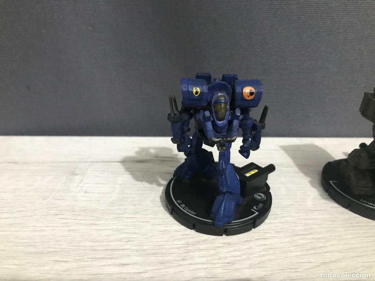 Juegos antiguos: Lote de 5 figuras mechwarrior - Foto 4