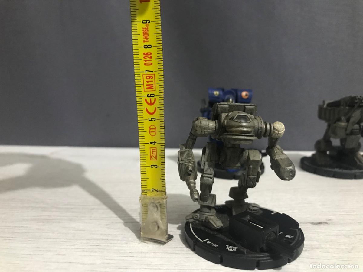 Juegos antiguos: Lote de 5 figuras mechwarrior - Foto 7