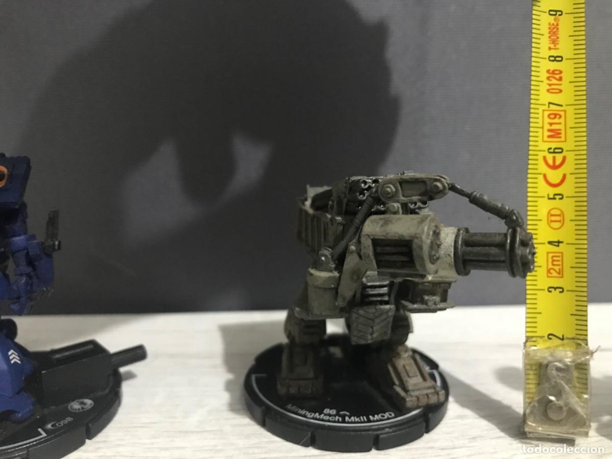 Juegos antiguos: Lote de 5 figuras mechwarrior - Foto 10