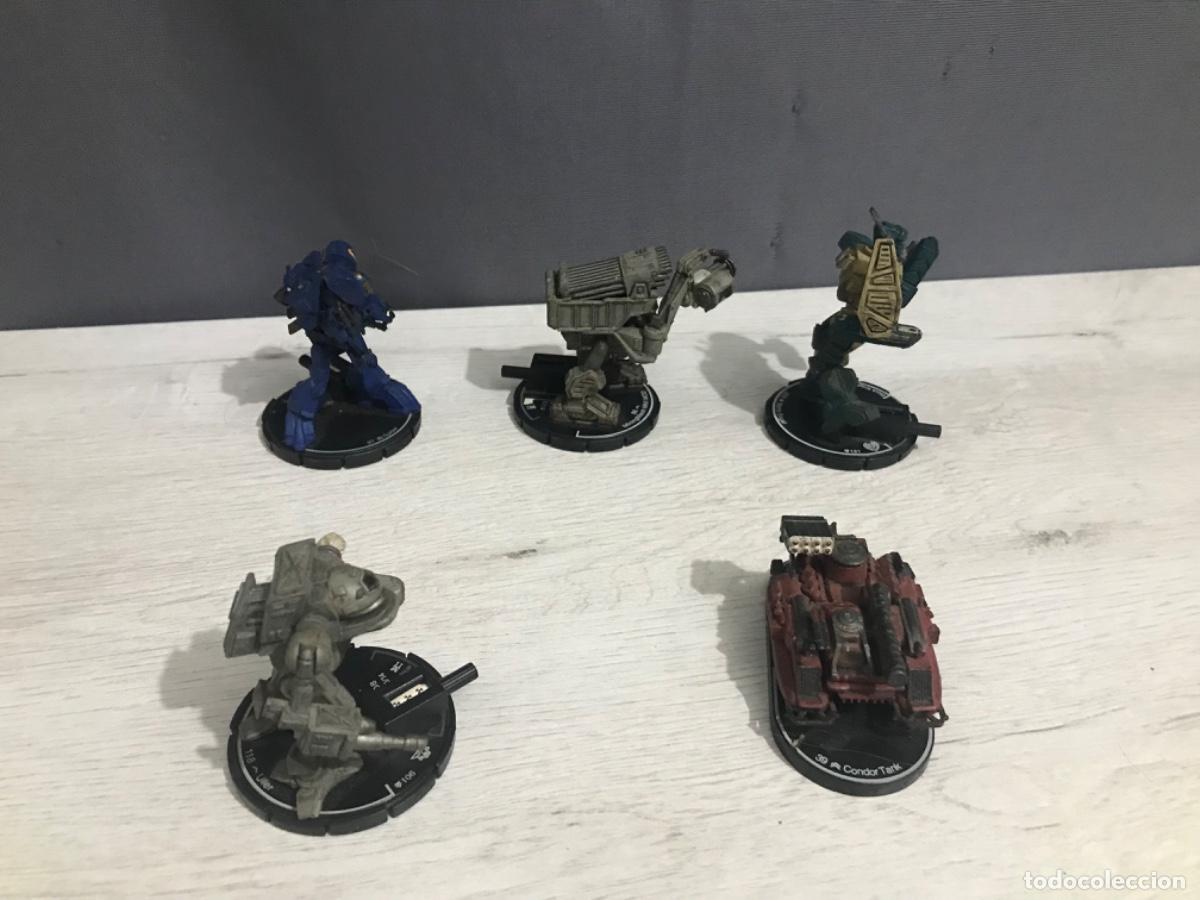 Juegos antiguos: Lote de 5 figuras mechwarrior - Foto 12