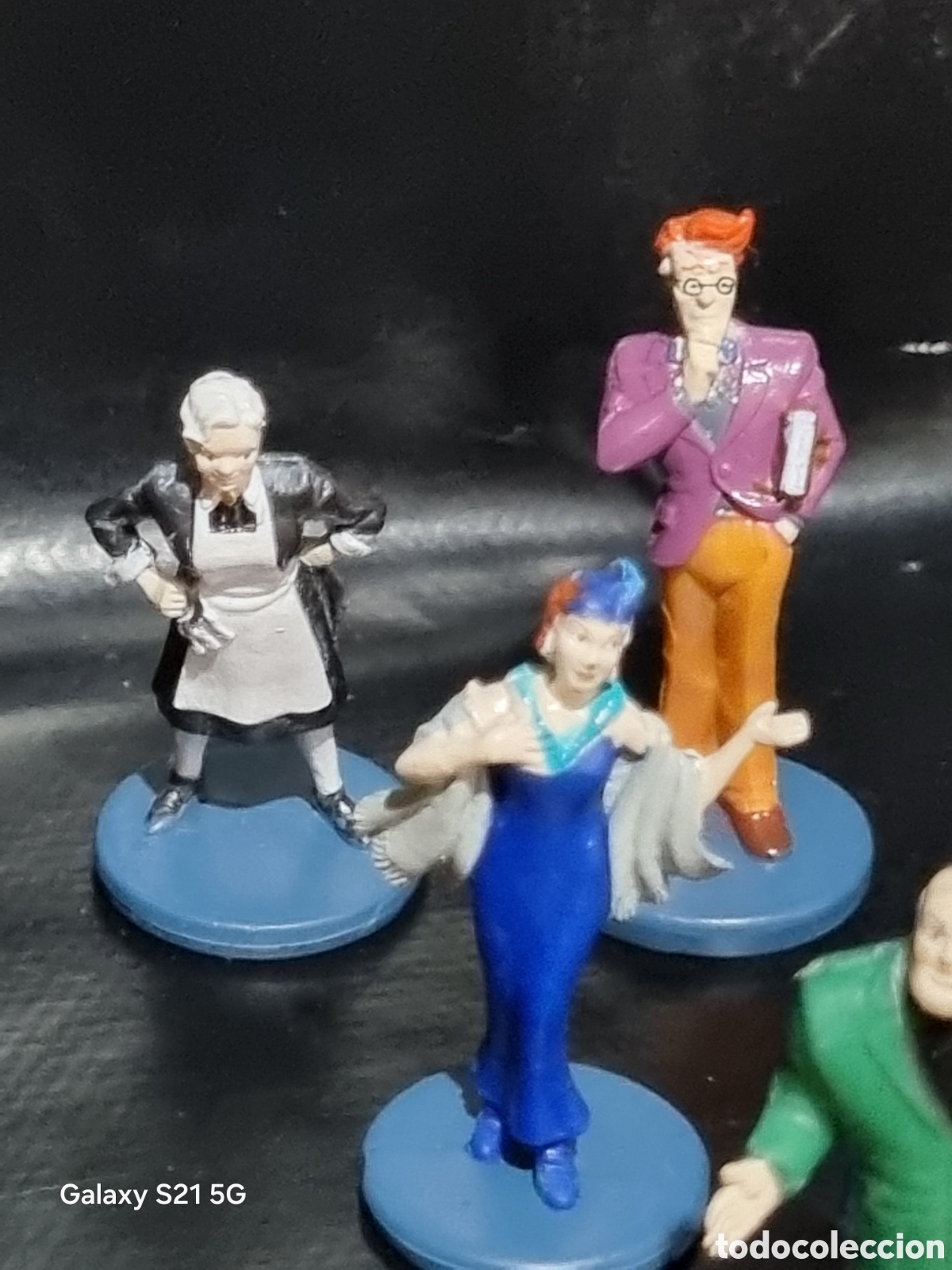 Juegos antiguos: LOTE DE 8 FIGURAS CLUEDO - Foto 2