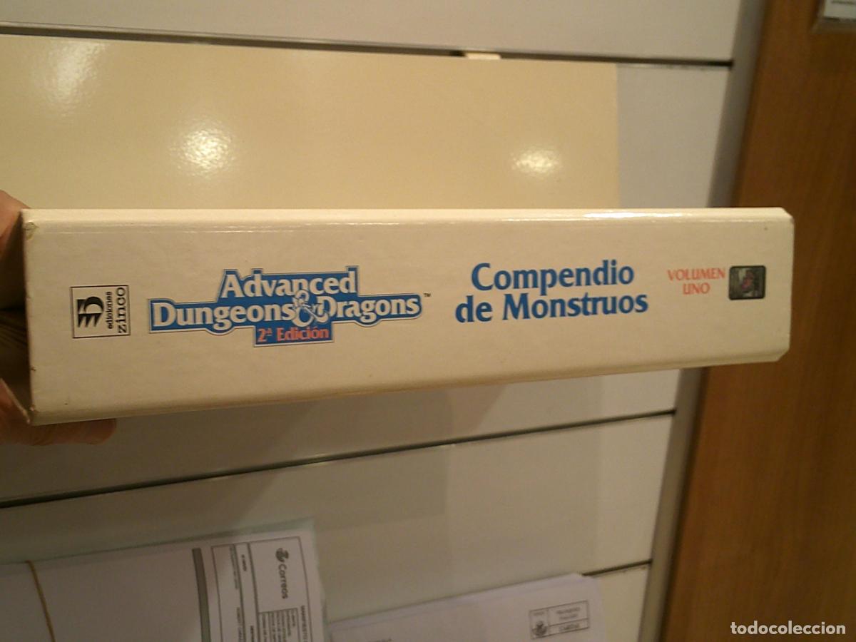 Juegos antiguos: ADVANCED DUNGEONS & DRAGONS 2&ordf; EDICION COMPENDIO DE MONSTRUOS VOLUMEN UNO - ZINCO - Foto 3