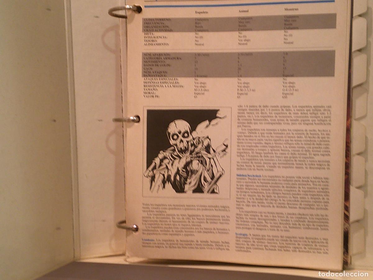 Juegos antiguos: ADVANCED DUNGEONS & DRAGONS 2&ordf; EDICION COMPENDIO DE MONSTRUOS VOLUMEN UNO - ZINCO - Foto 4