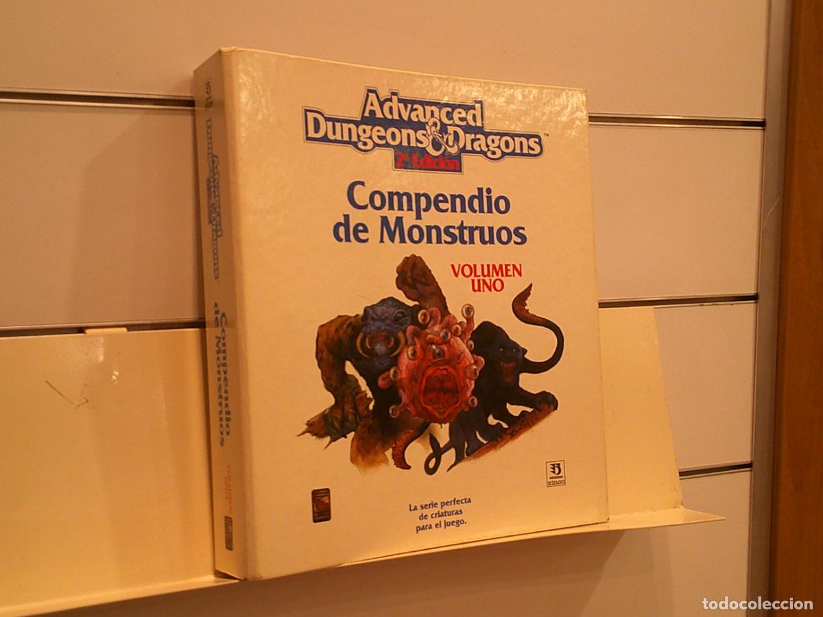 Juegos antiguos: ADVANCED DUNGEONS & DRAGONS 2&ordf; EDICION COMPENDIO DE MONSTRUOS VOLUMEN UNO - ZINCO - Foto 1