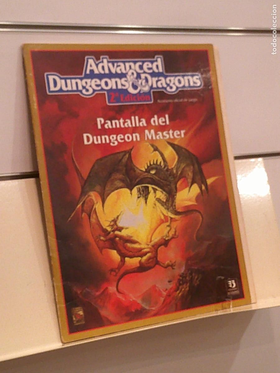 Juegos antiguos: ADVANCED DUNGEONS & DRAGONS 2&ordf; EDICION PANTALLA DEL DUNGEON MASTER - ZINCO - Foto 1
