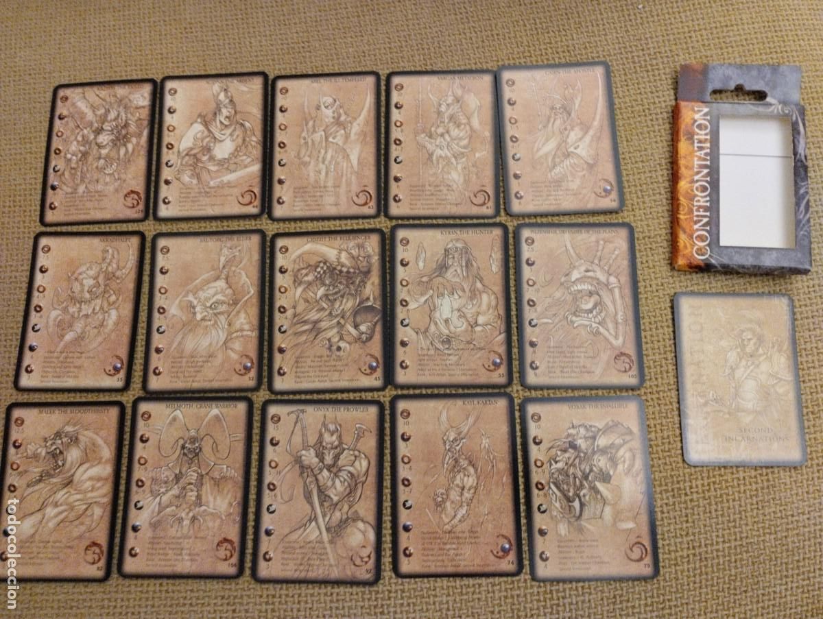 Juegos antiguos: Cartas Rackham 1996-2003 Confrontation Second incarnations - Foto 3