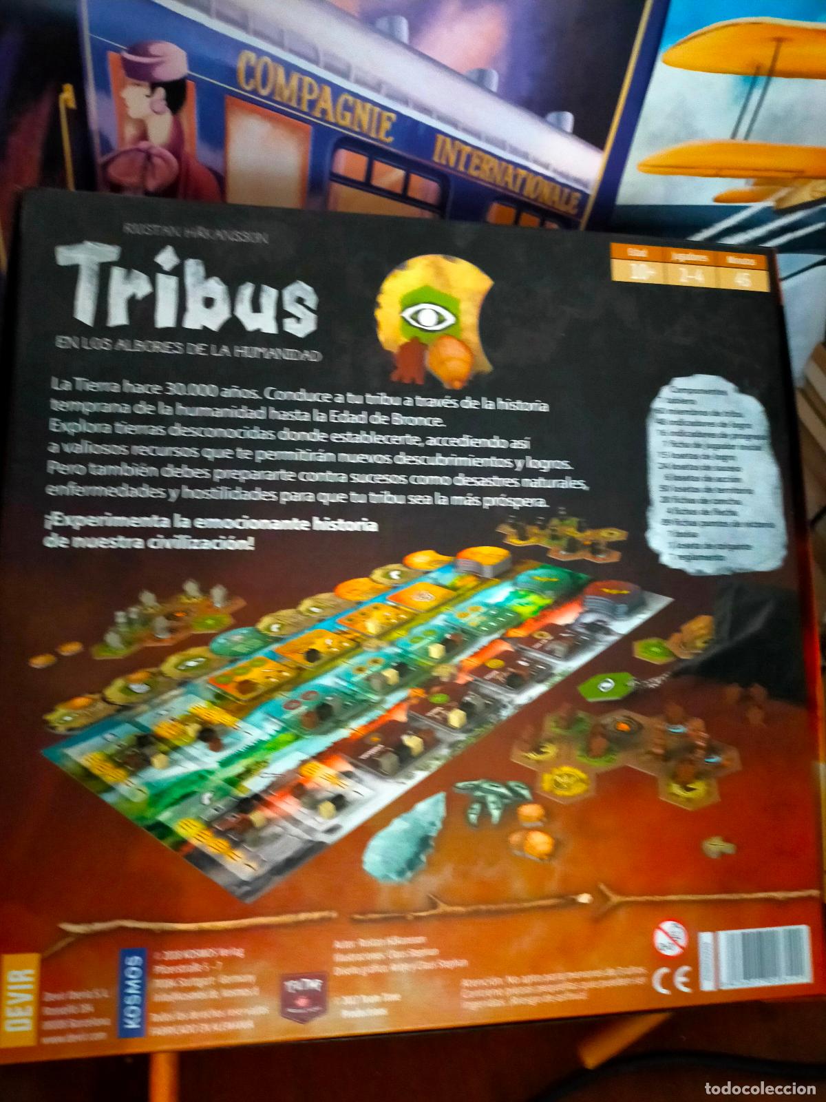 Juegos antiguos: JUEGO DE MESA TRIBUS. RUSTAN HAKANSON. EDITORIAL DEVIR - Foto 2