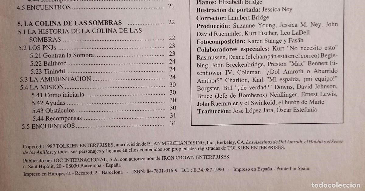 Juegos antiguos: M&oacute;dulos juego de rol del Se&ntilde;or de los Anillos - Foto 3