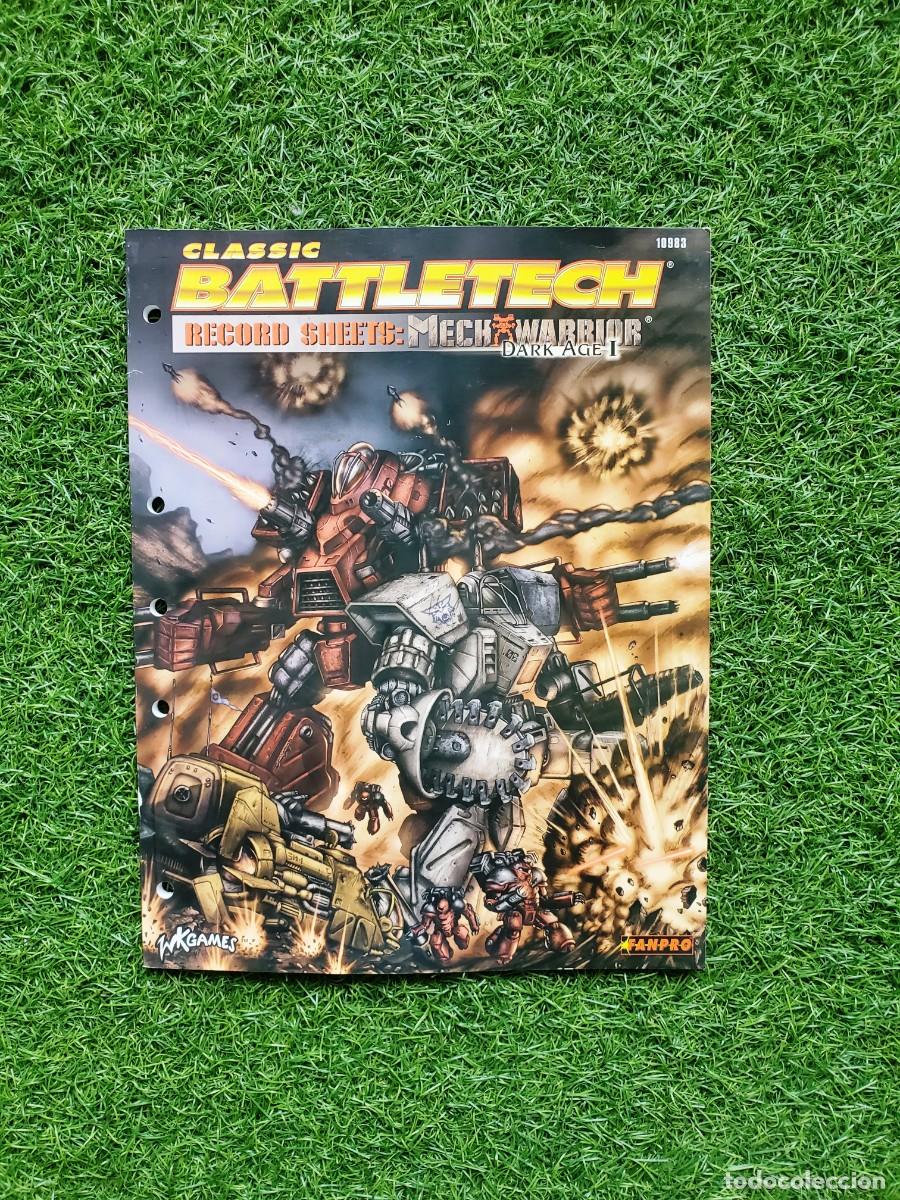 Juegos antiguos: BATTLETECH: RECORD SHEETS MECHWARRIOR DARK AGE I - Foto 1