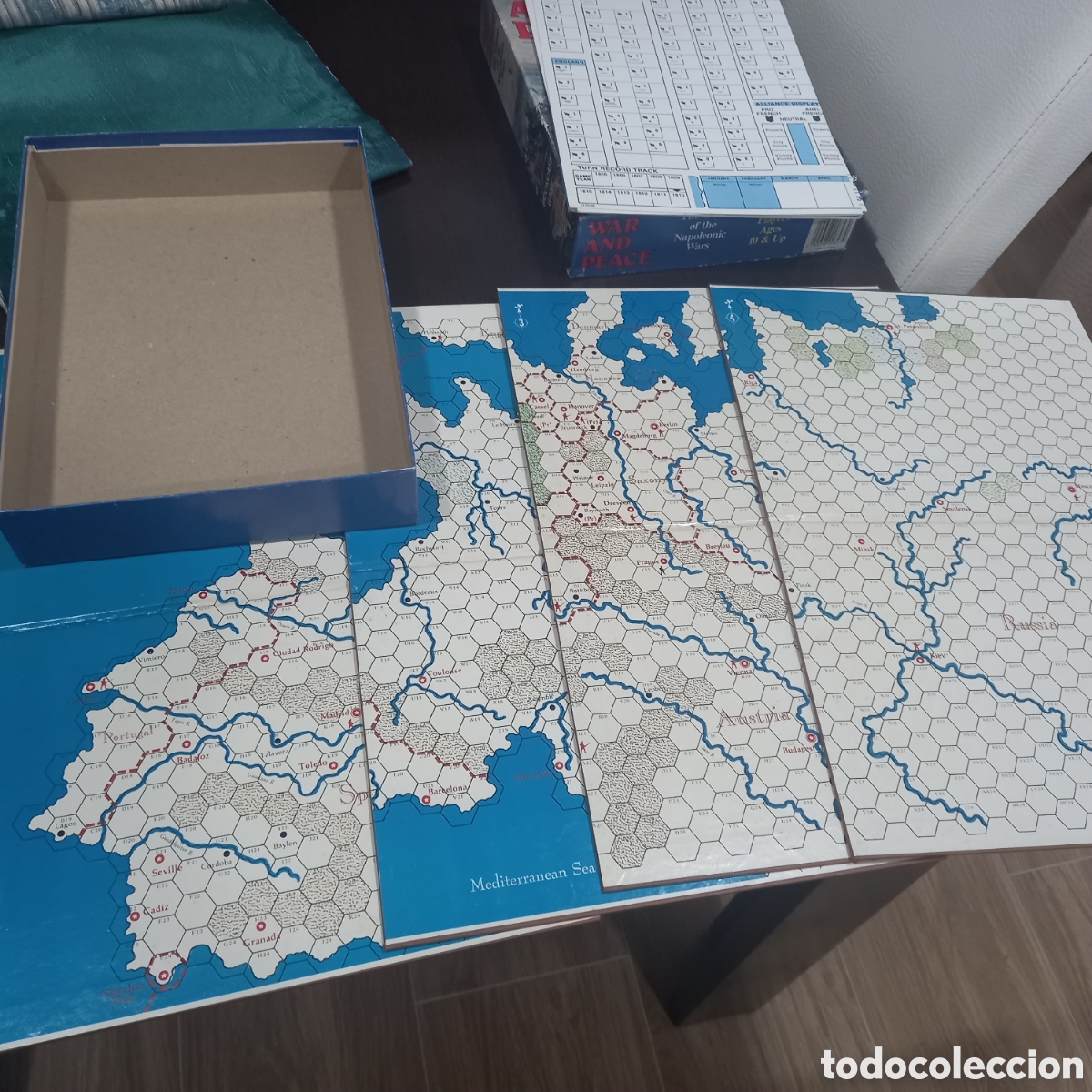 Juegos antiguos: Wargame War and peace avalon hill - Foto 6