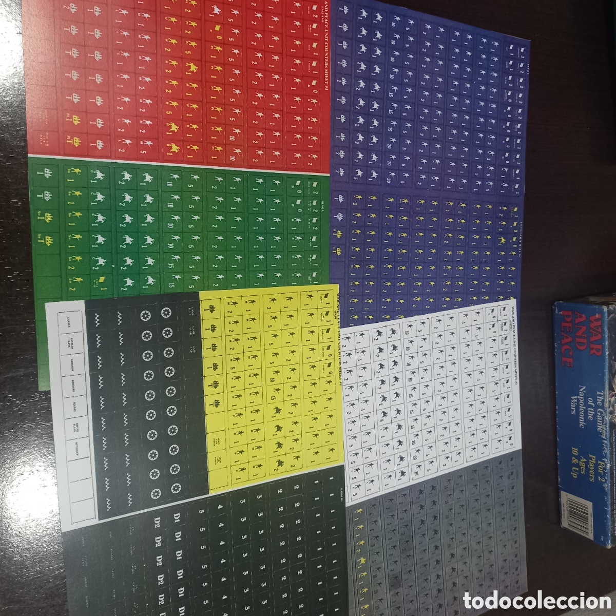 Juegos antiguos: Wargame War and peace avalon hill - Foto 8