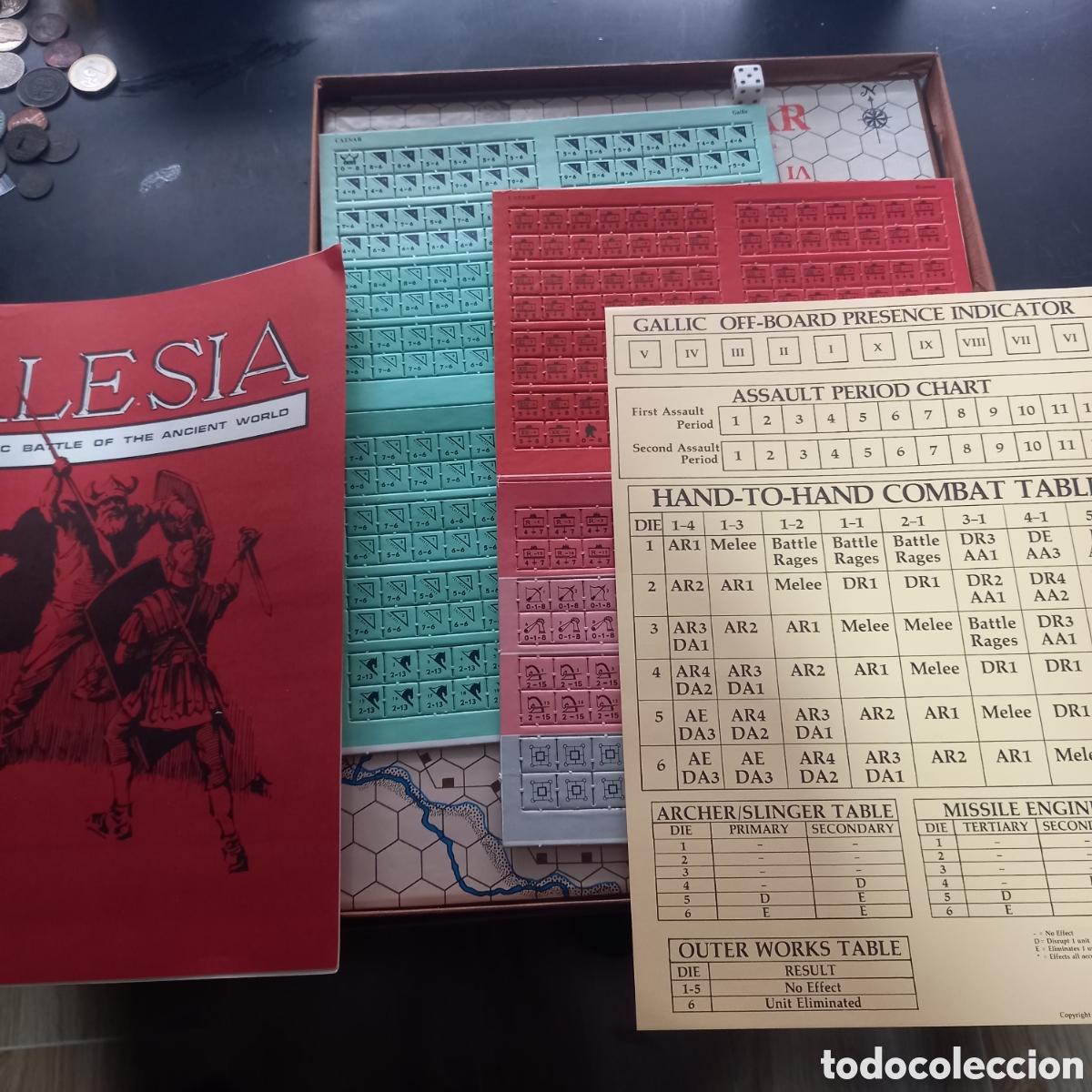Juegos antiguos: Wargame Cesar en alesia avalon hill - Foto 2