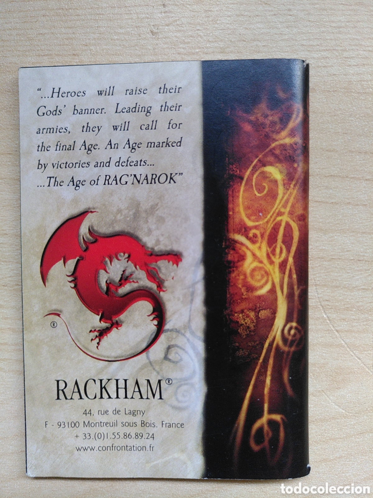 Juegos antiguos: Manual instrucciones Confrontation Ragnarok - Foto 2