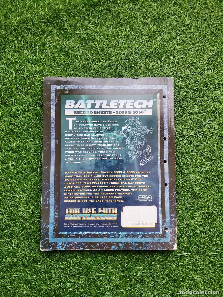 Juegos antiguos: BATTLETECH: RECORD SHEETS 3055 & 3058 - Foto 2