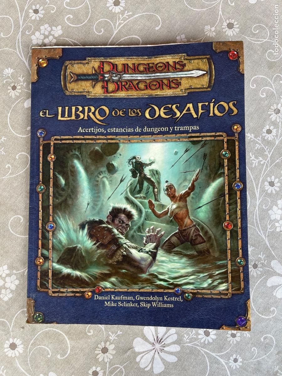 Juegos antiguos: DUNGEONS AND DRAGONS EL LIBRO DE LOS DESAF&Iacute;OS ROL DEVIR. - Foto 1
