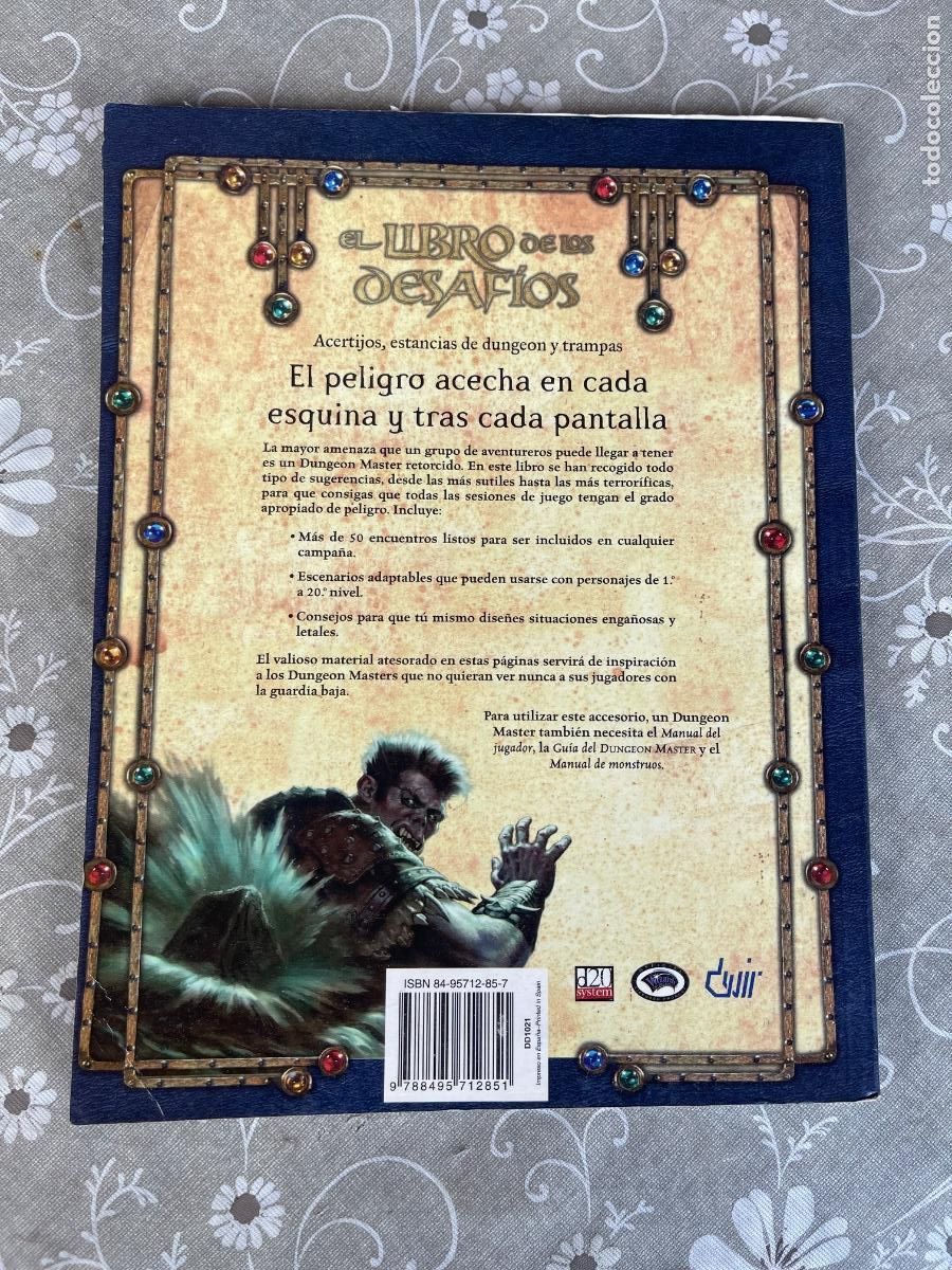 Juegos antiguos: DUNGEONS AND DRAGONS EL LIBRO DE LOS DESAF&Iacute;OS ROL DEVIR. - Foto 9