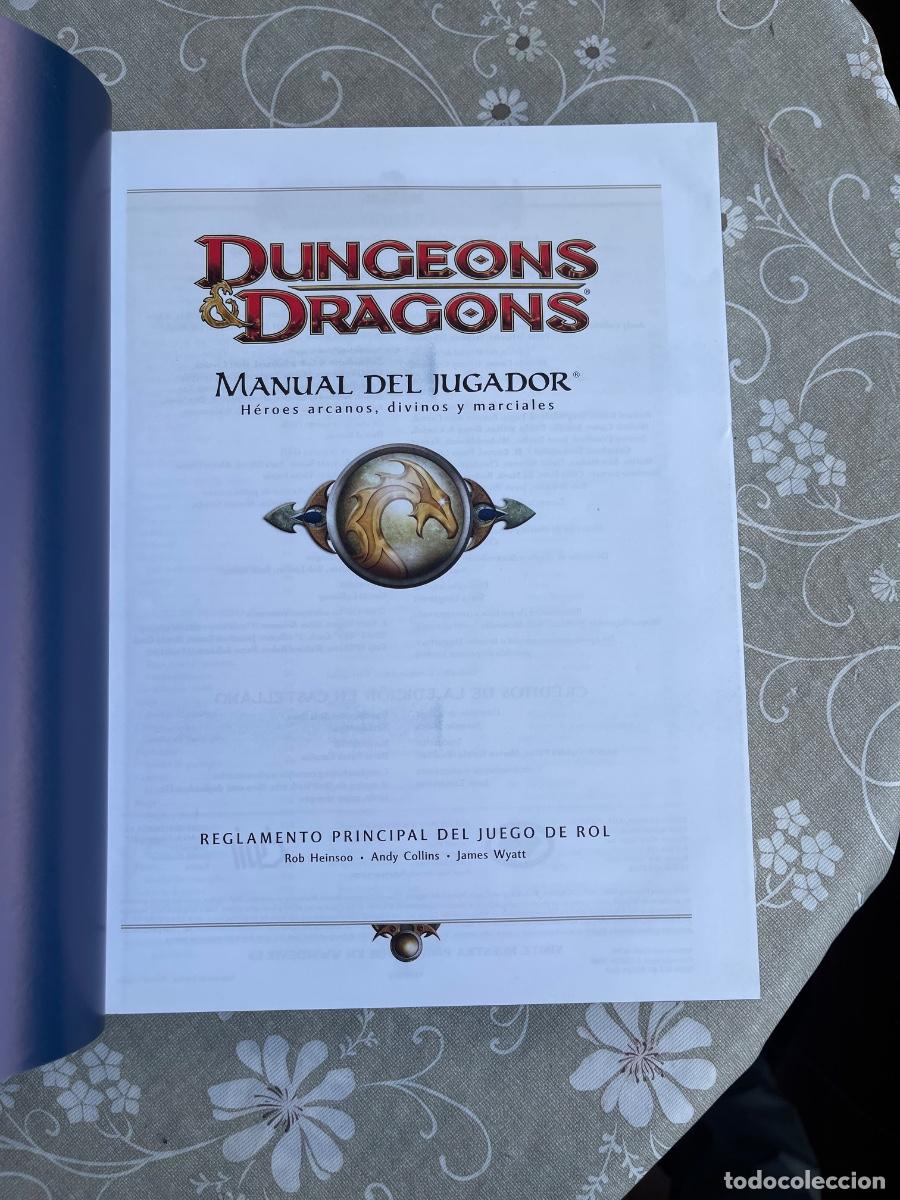Juegos antiguos: Dungeons and dragons juego de rol - Foto 2