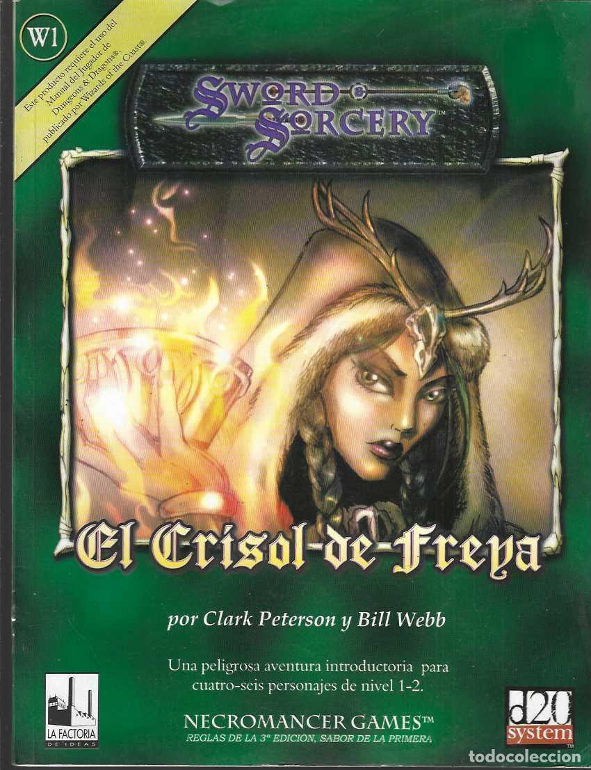Juegos antiguos: ROL: EL CRISOL DE FREYA - SWORD & SORCERY - ESTADO NORMAL - Foto 1