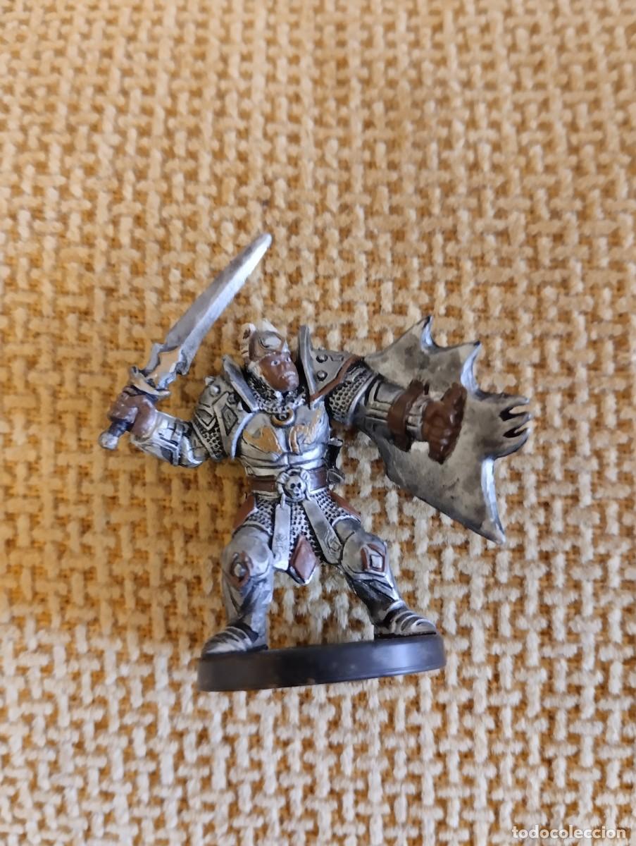 Juegos antiguos: Figura miniatura Half-Orc Paladim - Foto 1