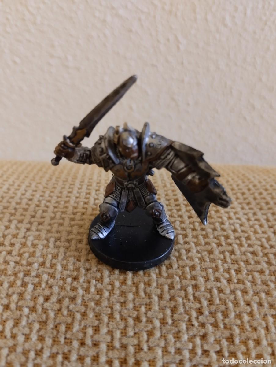 Juegos antiguos: Figura miniatura Half-Orc Paladim - Foto 5