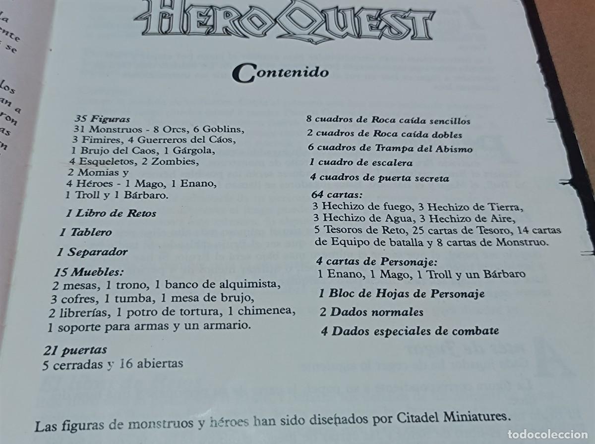 Juegos antiguos: JUEGO DE MESA HEROQUEST MB - Foto 20