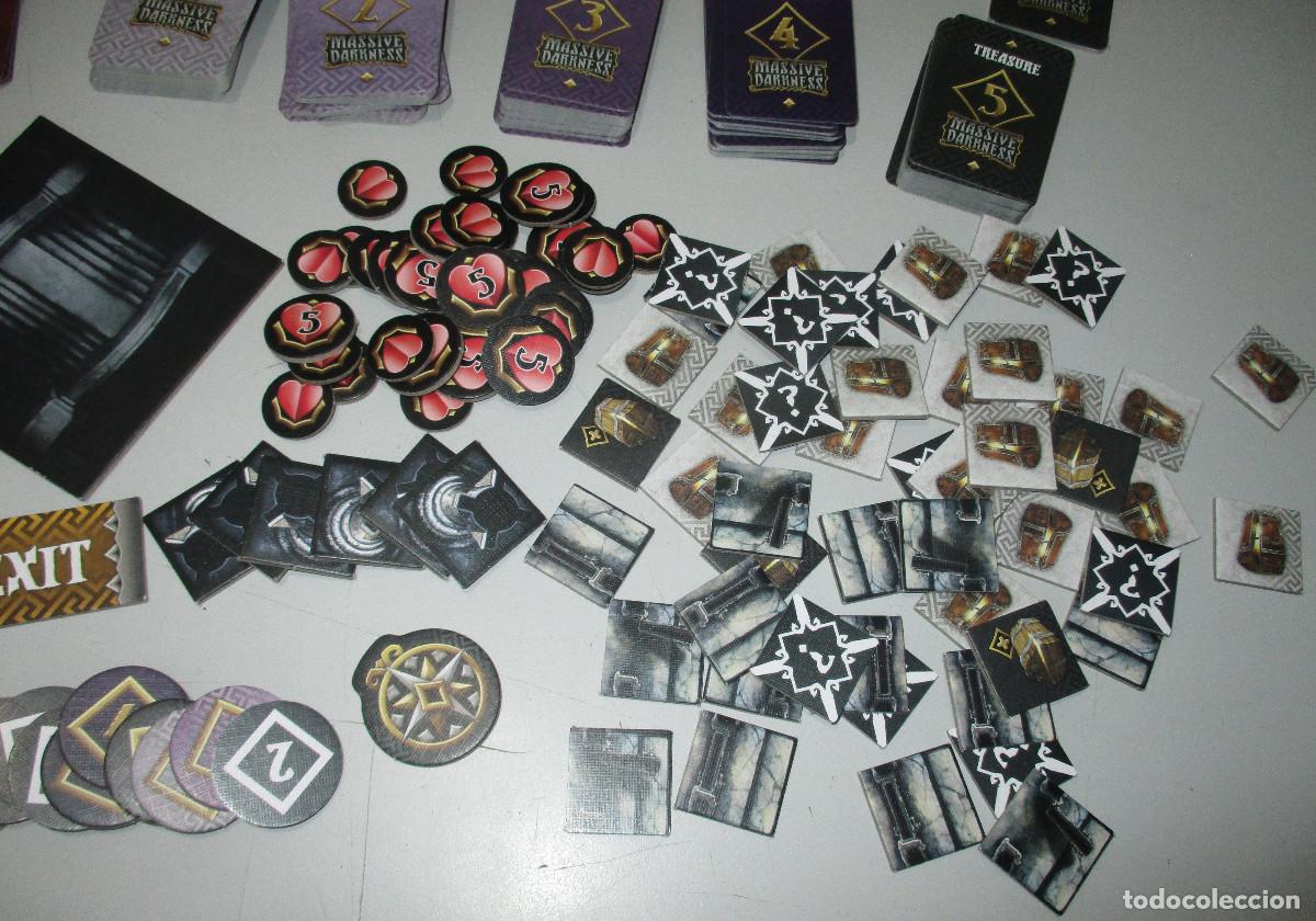 Juegos antiguos: Lote MASSIVE DARKNESS, CMON, ROL, CARTAS COLECCIONABLES... - Foto 2