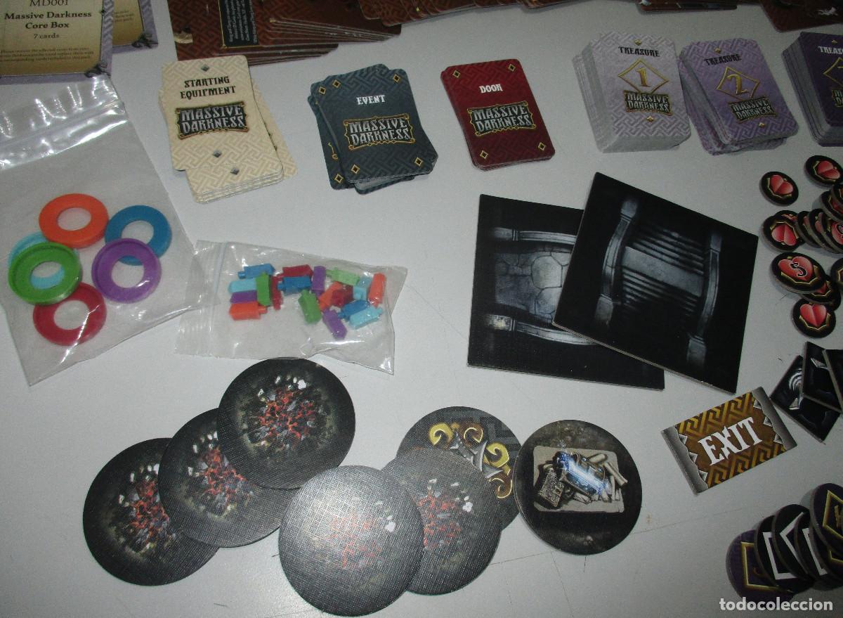 Juegos antiguos: Lote MASSIVE DARKNESS, CMON, ROL, CARTAS COLECCIONABLES... - Foto 3