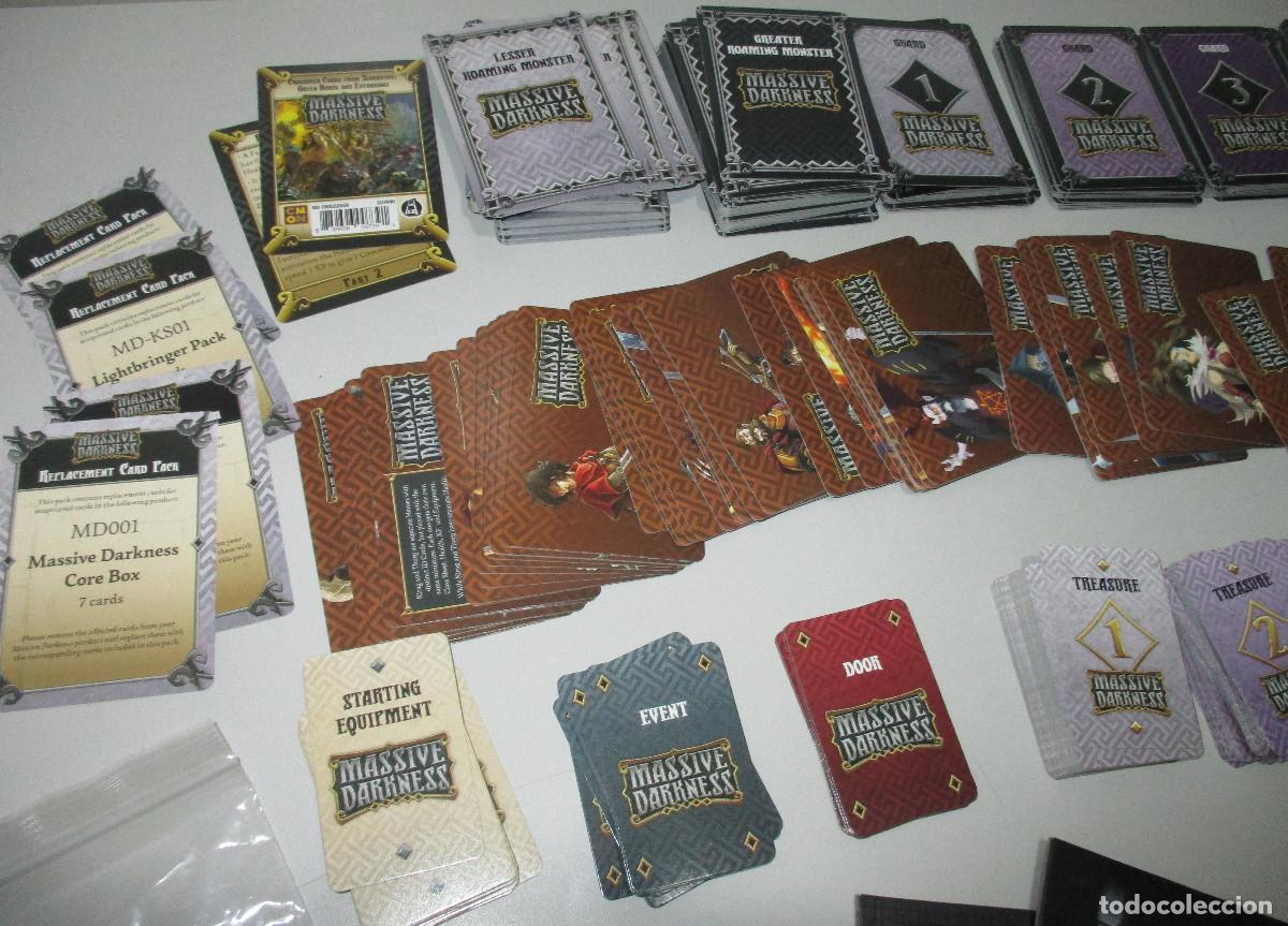 Juegos antiguos: Lote MASSIVE DARKNESS, CMON, ROL, CARTAS COLECCIONABLES... - Foto 4
