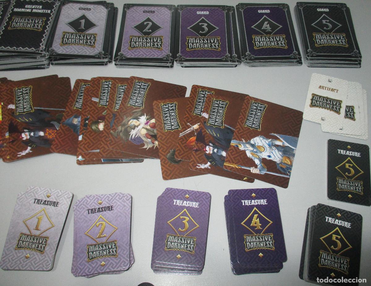 Juegos antiguos: Lote MASSIVE DARKNESS, CMON, ROL, CARTAS COLECCIONABLES... - Foto 5