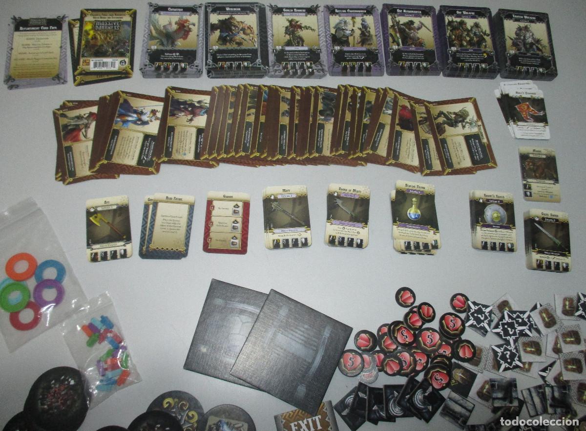 Juegos antiguos: Lote MASSIVE DARKNESS, CMON, ROL, CARTAS COLECCIONABLES... - Foto 7
