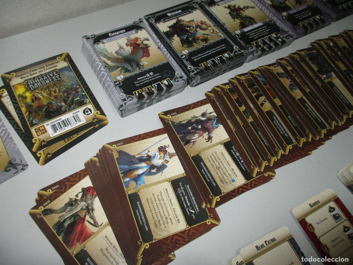 Juegos antiguos: Lote MASSIVE DARKNESS, CMON, ROL, CARTAS COLECCIONABLES... - Foto 8