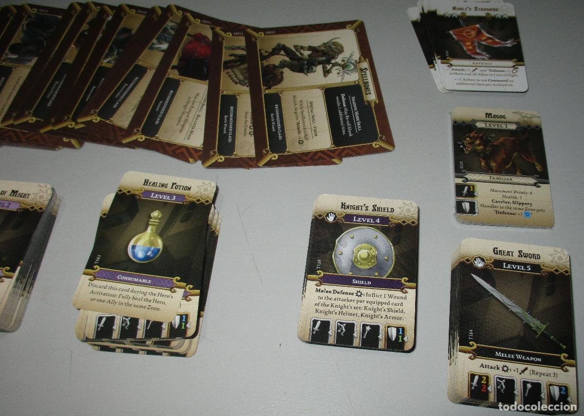 Juegos antiguos: Lote MASSIVE DARKNESS, CMON, ROL, CARTAS COLECCIONABLES... - Foto 10