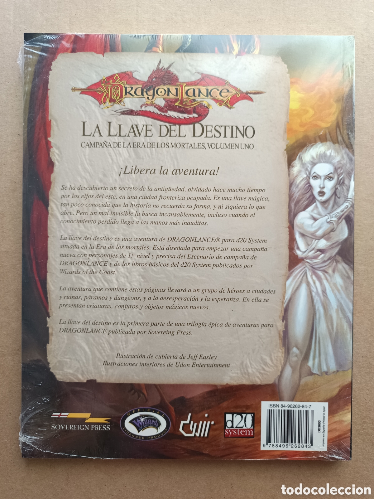 Juegos antiguos: (*) Dragonlance: La Llave del Destino, por Christopher Coyle (Devir). Precintado. - Foto 2