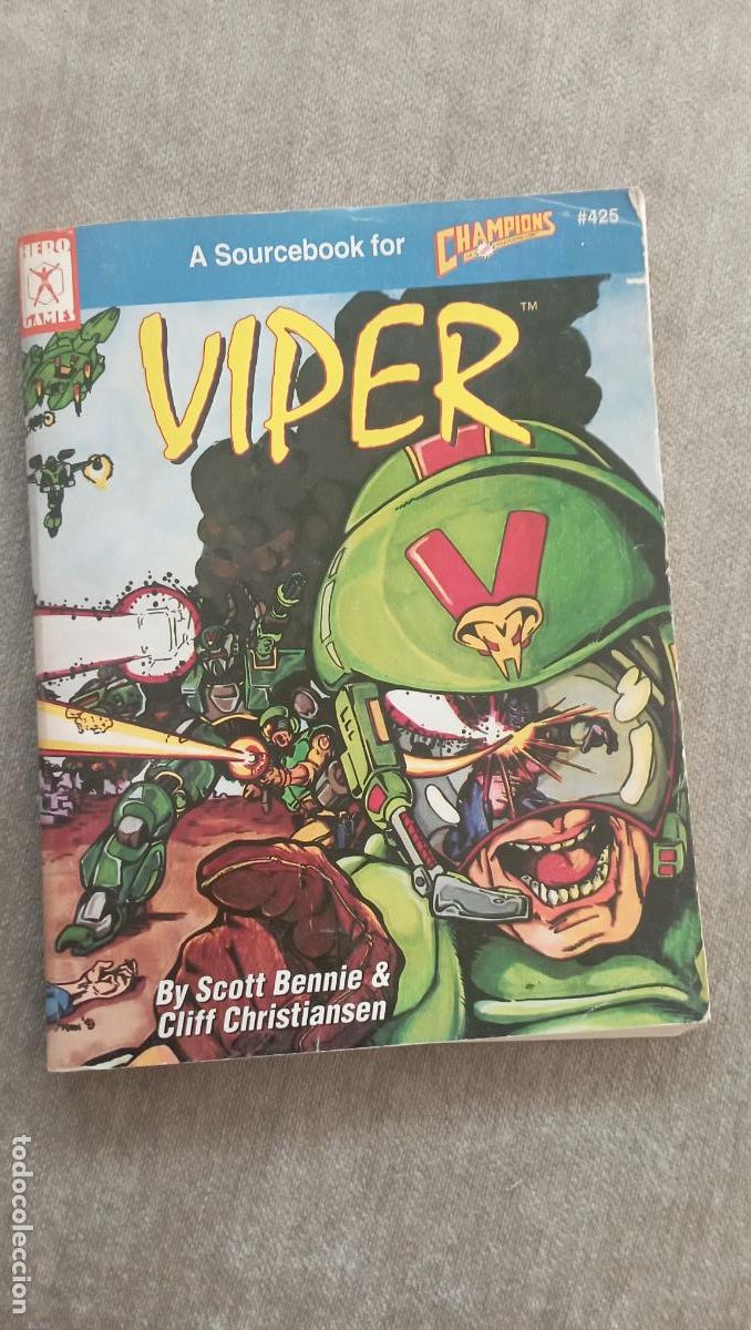 Juegos antiguos: VIPER. Champions 4th Edition. Hero System. LIBRO EN INGL&Eacute;S - Foto 1