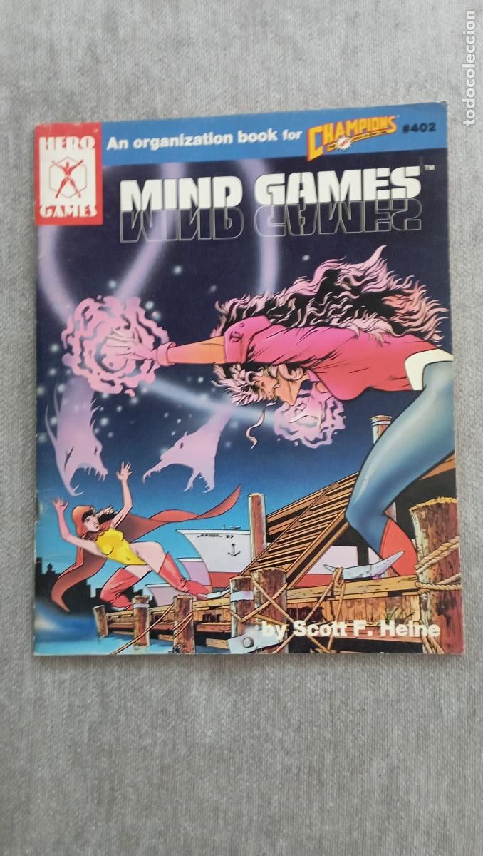 Juegos antiguos: MIND GAMES. Champions 4th Edition. Hero System. LIBRO EN INGL&Eacute;S - Foto 1
