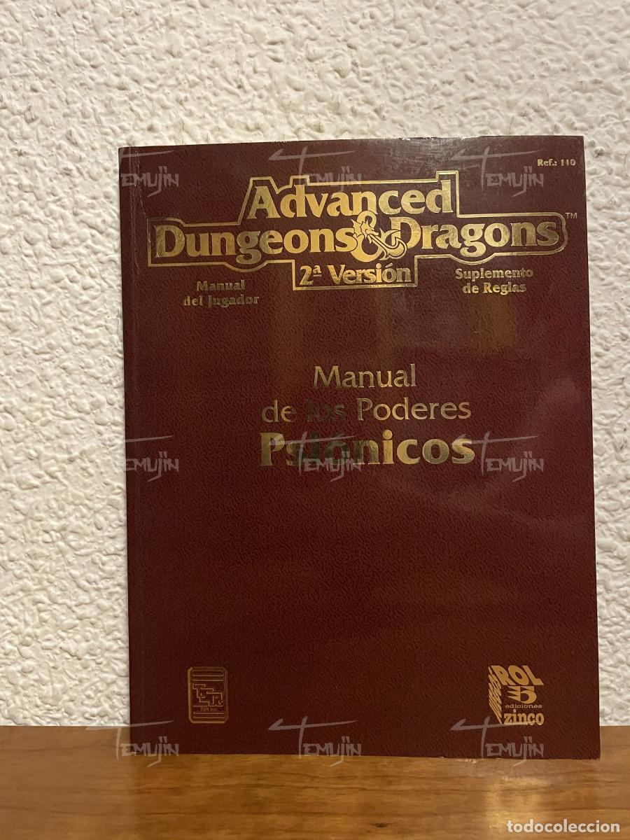Juegos antiguos: ADVANCED DUNGEONS AND DRAGONS - MANUAL DE LOS PODERES PSIONICOS - JUEGO DE ROL - Foto 1