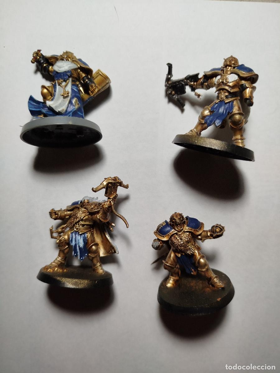 Juegos antiguos: Lote 12 figuras warhammer - Foto 2