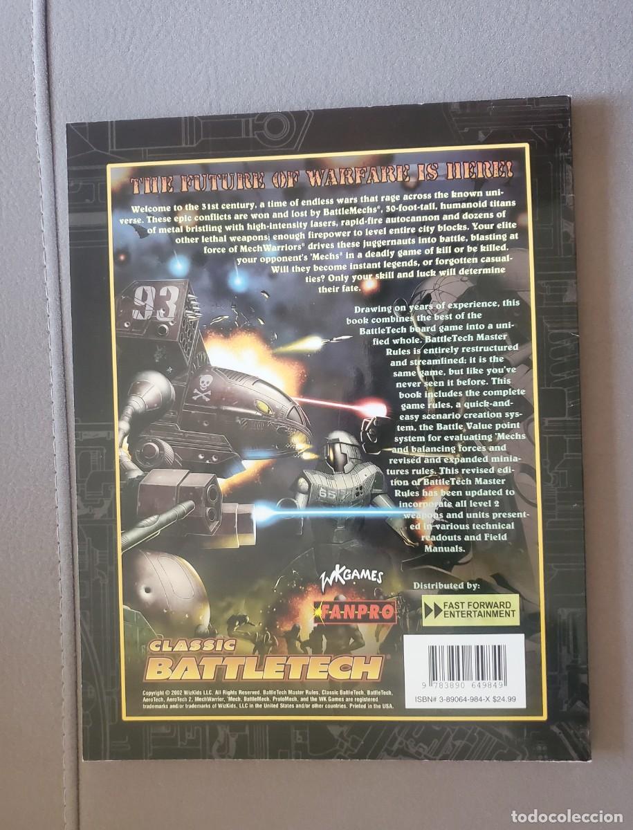 Juegos antiguos: BATTLETECH: MASTER RULES - nuevo - Foto 2