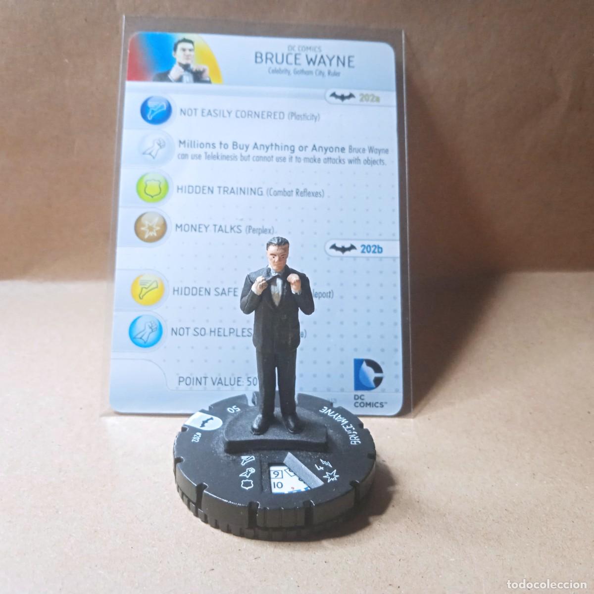 Juegos antiguos: HEROCLIX - BATMAN GRAVITY FEED 202 BRUCE WAYNE (2012) - Foto 1