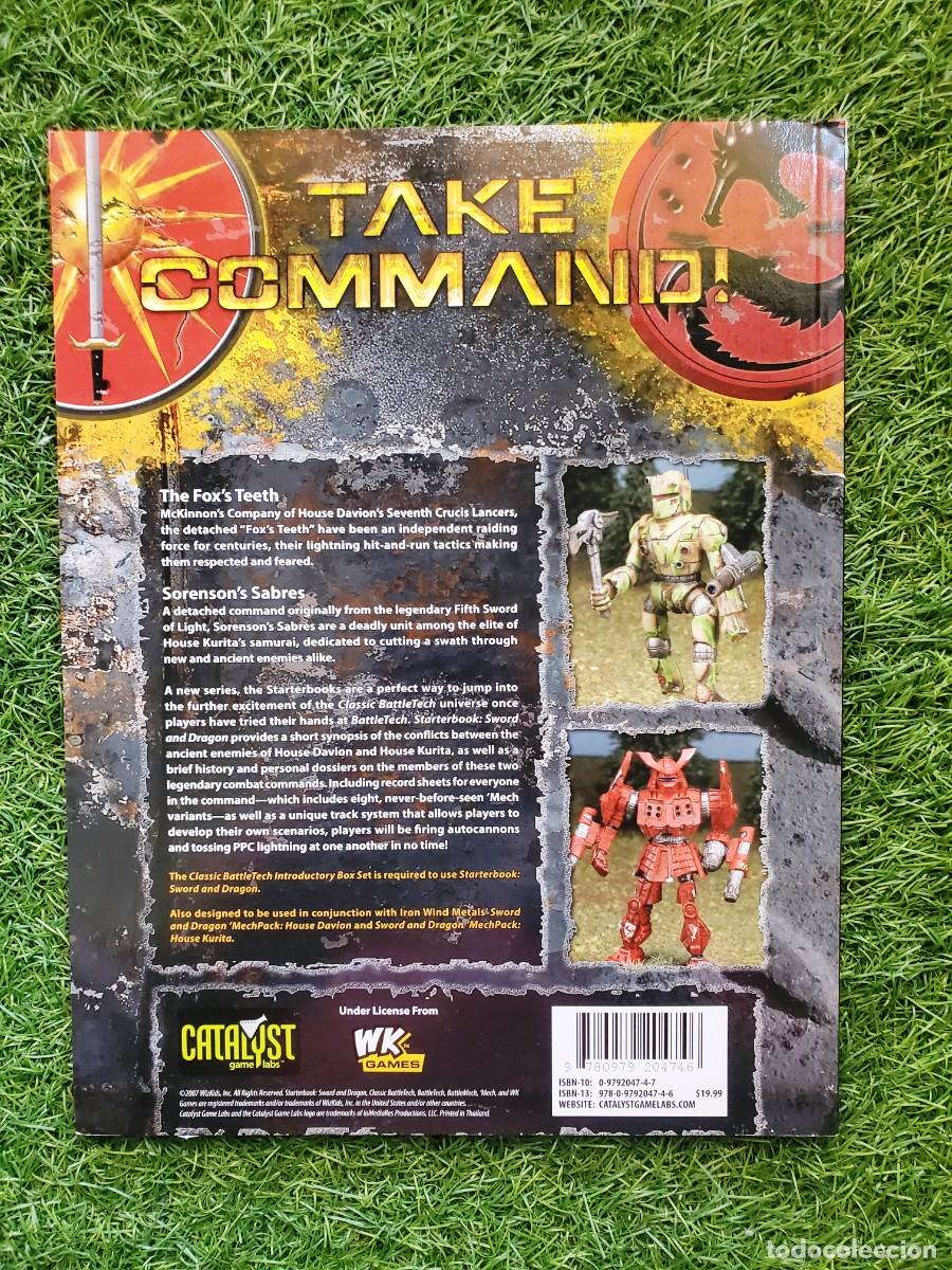 Juegos antiguos: BATTLETECH STARTERBOOK: SWORD AND DRAGON - como nuevo - Foto 2
