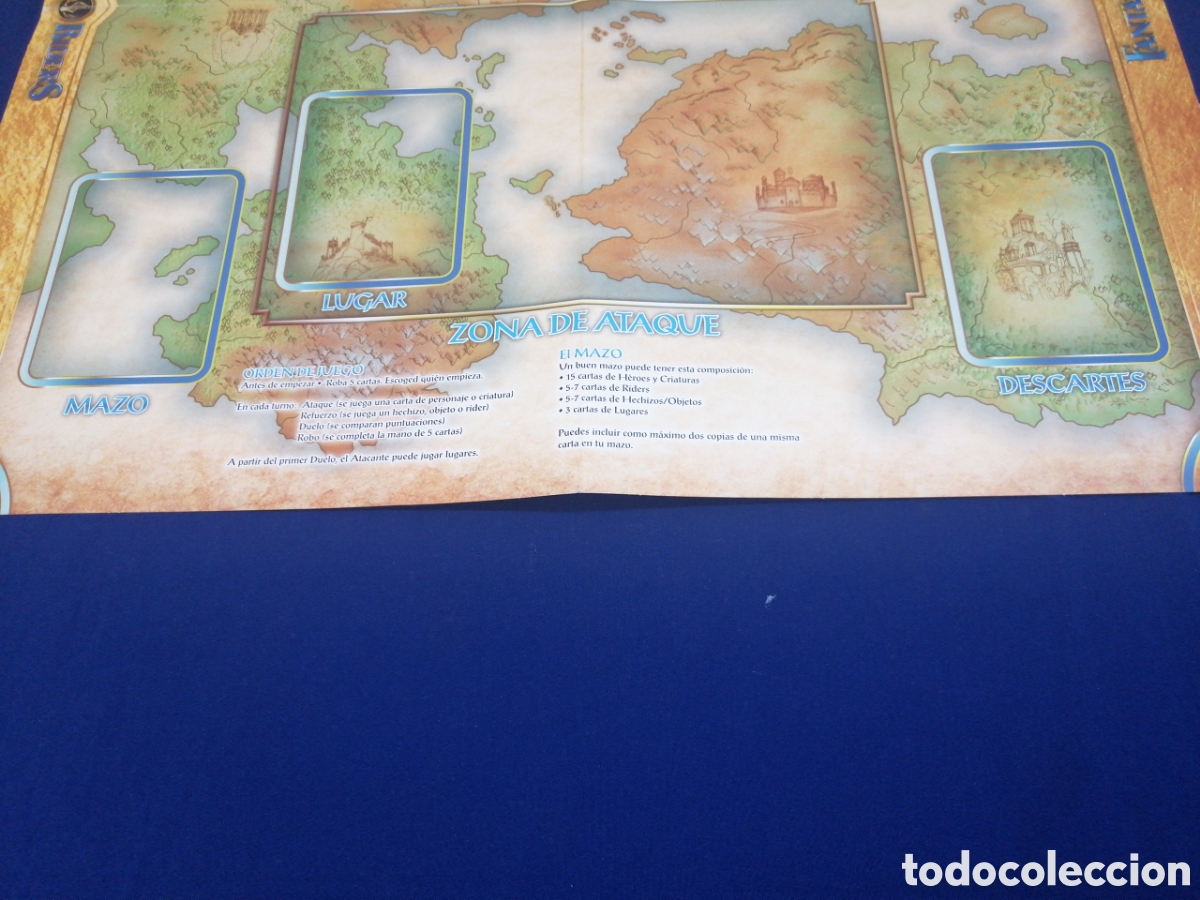 Juegos antiguos: FANTASY RIDERS MAPA PANINI - Foto 5