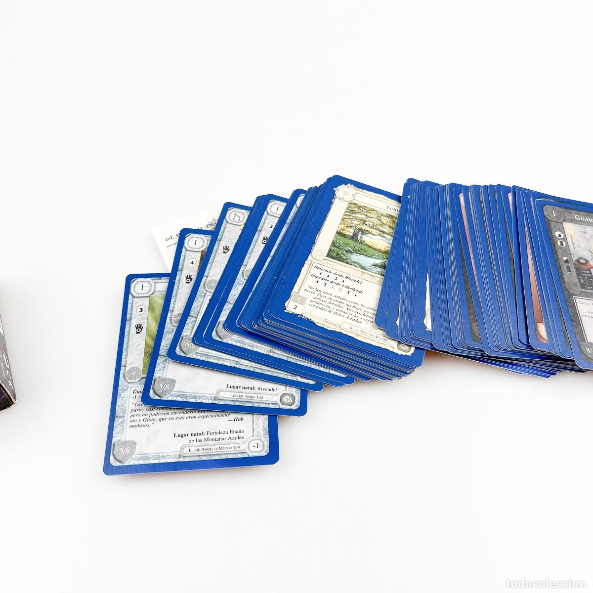 Juegos antiguos: Juego de Cartas El se&ntilde;or de los anillos - Foto 5