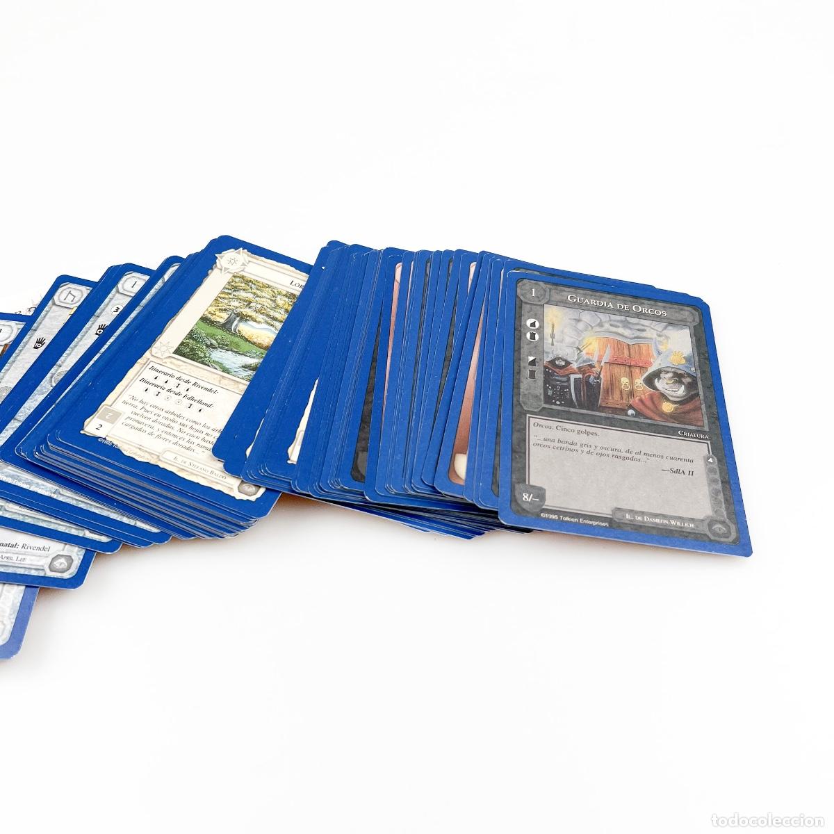 Juegos antiguos: Juego de Cartas El se&ntilde;or de los anillos - Foto 6