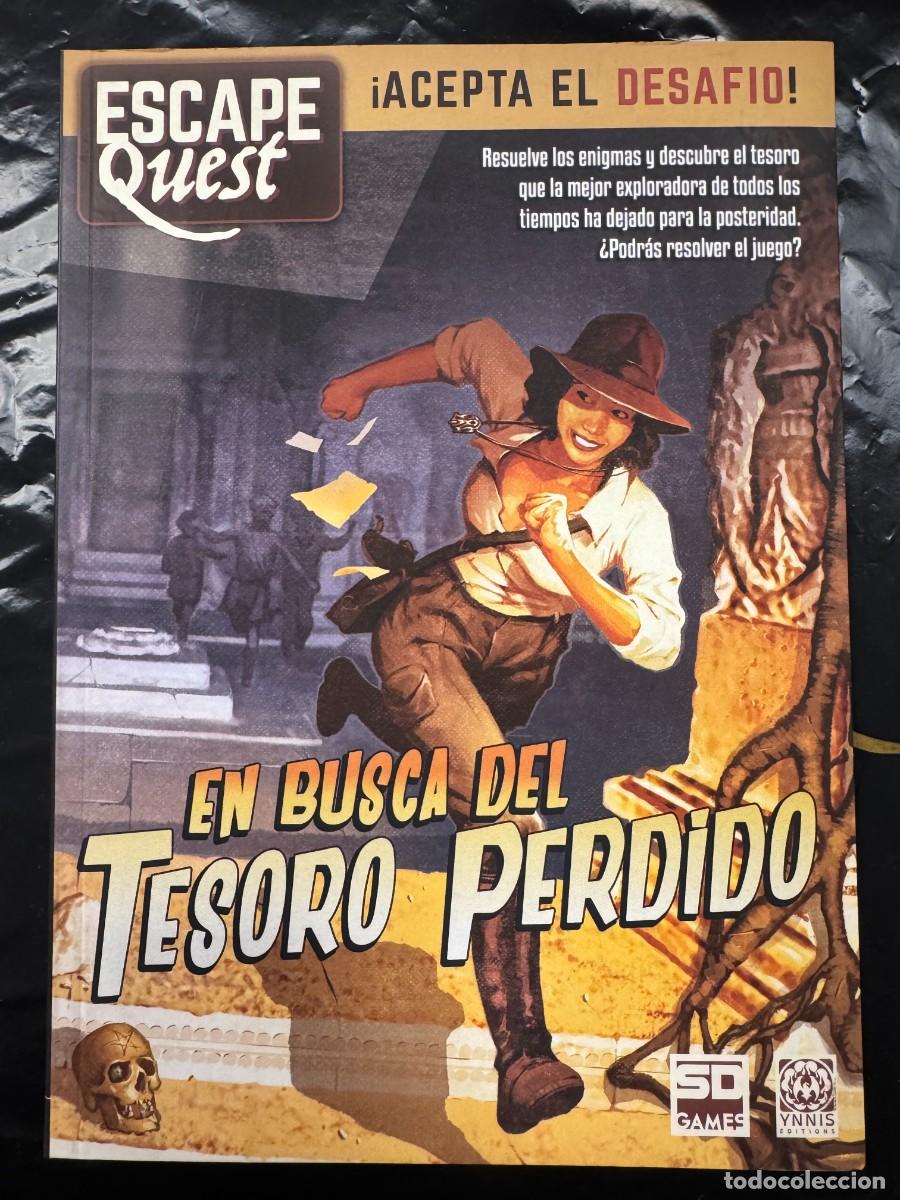 Juegos antiguos: EN BUSCA DEL TESORO PERDIDO - ESCAPE QUEST - SD GAMES - Foto 1