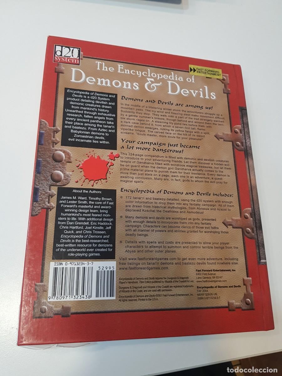 Juegos antiguos: THE ENCYCLOPEDIA OF DEMONS & DEVILS CORE RULEBOOK - Foto 2
